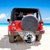EDINGM 2 PCS Dogs Badge Rated 4x4 Metal Car Emblems,