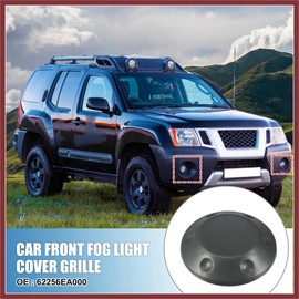 HEROFFIX Front Left Right Side Fog Light Grille Cover No.62256EA000 Bumper Fog Lamp Frame Grille Cover Cap Trim for Nissan Xterra 2005-2015 (Set of 2) Replace Parts