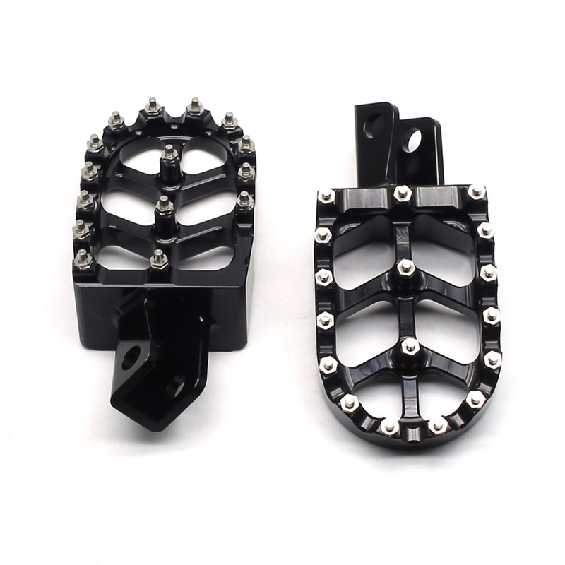 MZS Dirt Bike Foot Pegs, Motorcycle Wide Footpegs Front Pedal