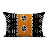 HODKHNO Throw Pillow Cover 12x20 Inch Ankara Mud Mudcloth Kente