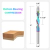 BINSTAK Compression Flush Trim Router Bit 1/4 Shank, Up &