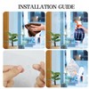 75Pcs Rhombus Window Stickers Prevent Birds from Hitting Windows, 3