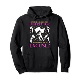 Pole Set Winterguard Clothing Colorguard Members Coach Pullover Hoodie