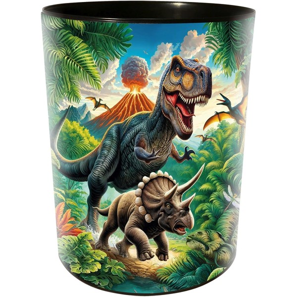 goldbuch 82 157 Papierkorb Vulkan, Mülleimer Dino, Abfalleimer Ø 25