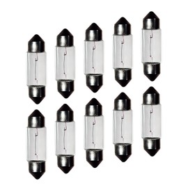 Rafeal Auto 24V 5W 10 Pack Sv8.5-8 T3.25 Halogen Festoon Bulb Fits 36mm Base Sizes Direct Replacement for Car Dome Light,Trunk,Interior Bulb