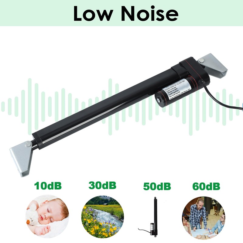 KM-LINEARTECH 24 Inch 600mm 225lbs/1000N 0.6"/sec High Speed 12V Linear