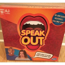 Hasbro Speak Out Mouth Piece Party Board Game New In Box Ships from US