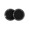 Heyumybit Bling Car Coasters,2 Pieces Car Cup Holder Auto Insert