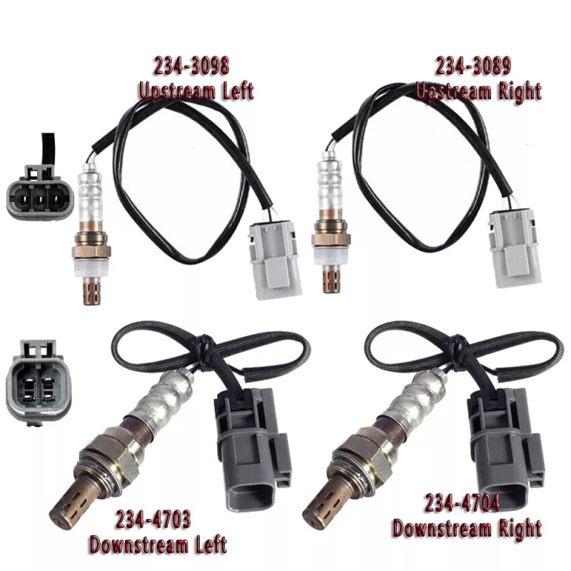 REACH 4pcs Oxygen Sensor For 2000-2003 Nissan Xterra Frontier Pickup
