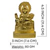 Salvus App SOLUTIONS Laxmi Kuber Idol/Lakshmi Kuber Statue/Murti 100% Small