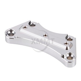 Unbranded Motor Chrome 1" Handlebar Riser Top Clamp For Harley Electra Glide Road King US