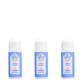 DESODORANTE NATURAL CON PIEDRA DE ALUMBRE, SIN PARABENOS ROLL ON 90 ML 3 PIEZAS