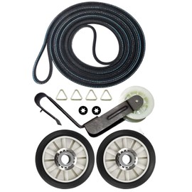 Belts, V-Belts and Accessories and More for Kenmore 1107062110 Dryer Rollers Belt Pulley Kit - Belts, v-Belts and Accessories and More
