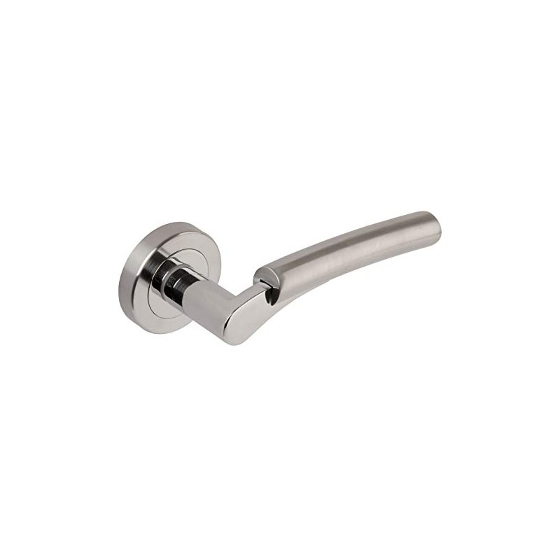 Excel Architectural XL3845 Ultra Passage Door Handles on Round Rose,