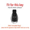 HIBEYO Smart Car Key Case Fits Mercedes Protective Key Case