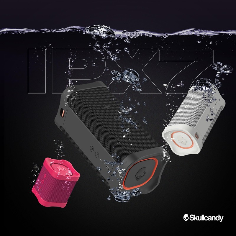 Skullcandy Terrain Mini Wireless Bluetooth Speaker - IPX7 Waterproof Portable