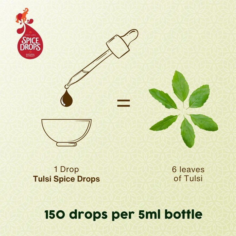 Holy Lama Spice Drops Tulsi Extract - Great Taste Award.