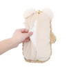 Libuhao 97508-13 Tissue Case Moko Friends Nuts Beige (W13.5xD25cm) Pouch