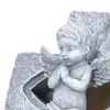 Angel Statue Hollow Design Cute Appearance Environmentally Friendly Resin Light