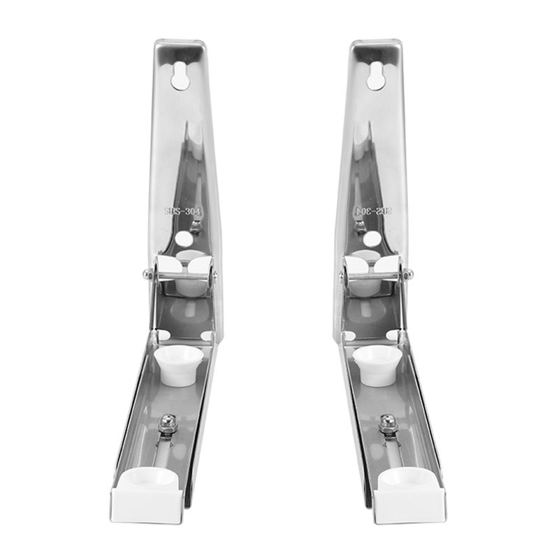 Household 304 Stainless Steel Folding Telescopic Microwave Oven Wall Mounted