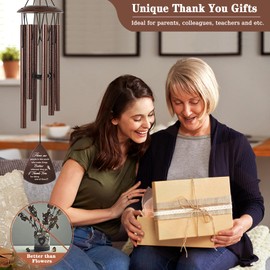 Soopau Thank You Gifts for Women Men, 32" Wind Chimes Thank You Gifts, Appreciation Gifts for Employee Coworkers Colleague Teachers Nurses, Thanksgiving Day Gifts for Family Friends