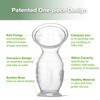 haakaa Manual Breast Pump with Suction Base and Grey Gap,