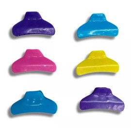 Pomania 6 Pinzas De Pelo Mariposa Colores, Clips Sección Cabello 8cm