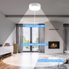 Youtob Battery Powered Motion Sensor Ceiling Light, Battery Operated LED