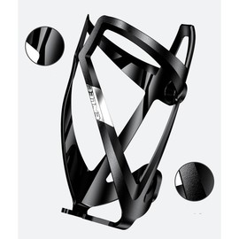 HOUSON Universal Bicycle Bottle Cage - Lightweight (30g) - Polycarbonate/Fiberglass - Anti-Slip Design for MTB/Road Bike（no screws）