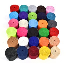 1 Roll Flat Elastic Cord 1.5-Inch Wide by 3-Yard Double-Side Twill Elastic Band(#5 Dark Red)