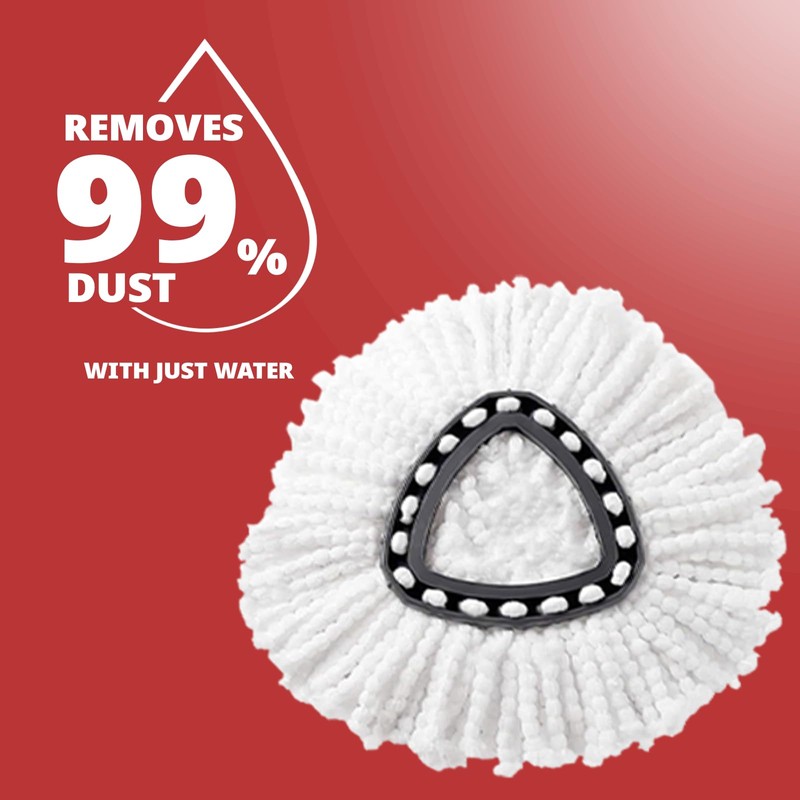 Mop Replace Head, 3 Pack Spin Mop Replacement Head for