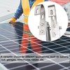 Globooluek Solar Panel Hooks Stainless Steel Solar Panel Holder Brackets