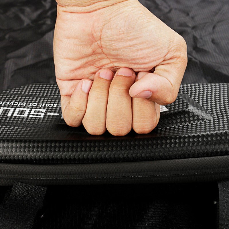 Triangle Frame Bag Waterproof Storage Double Mesh Pockets Triangle Saddle