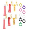 Popizard Lipstick Holder Key Chain - Gold X 3 Pack