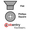 Cabentry Brand | Wood Screws | Flat Head | Phillips