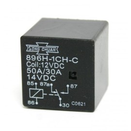 High Power Mini Relay, 50A, 12VDC, SPDT, 896H-1CH-C-12VDC