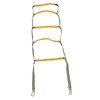 Boat Rope Ladder Portable 5 Step Folding Marine Rope Ladder