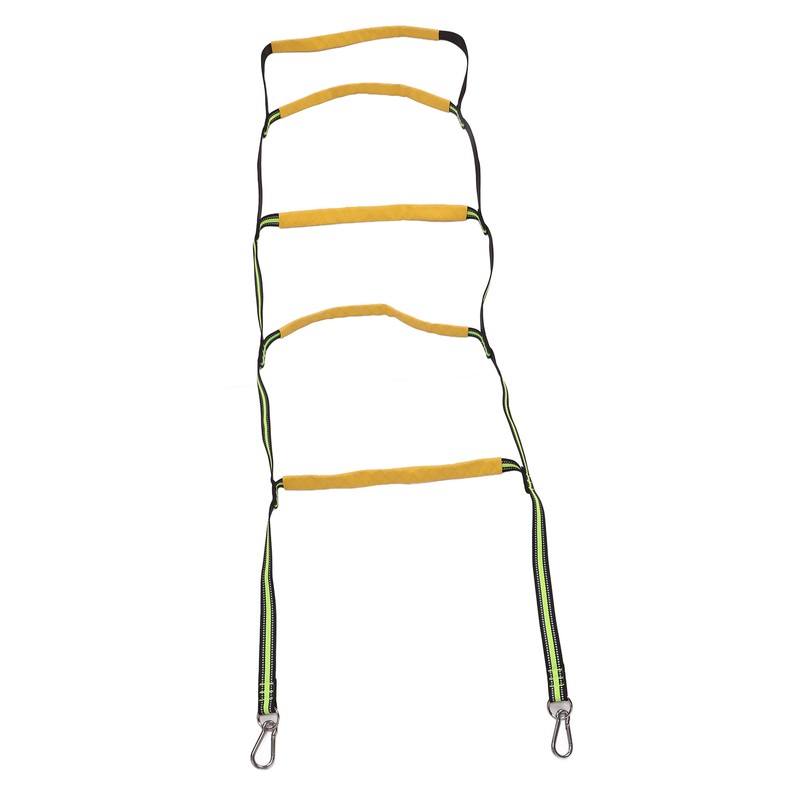 Boat Rope Ladder Portable 5 Step Folding Marine Rope Ladder