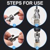 3PCS PVC Pipe Threader Kit for Drill