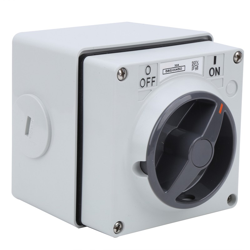 Outdoor Waterproof Switch Socket Isolation Dustproof Rotary OnOff Buttons Indicators
