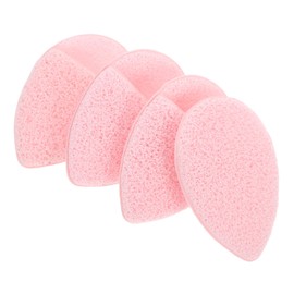 Baluue 4pcs Glove-style Face Cleansing Sponges Soft Exfoliating Makeup Removal Tool for Gentle Skin Care and Daily Cleansing for Skin Types