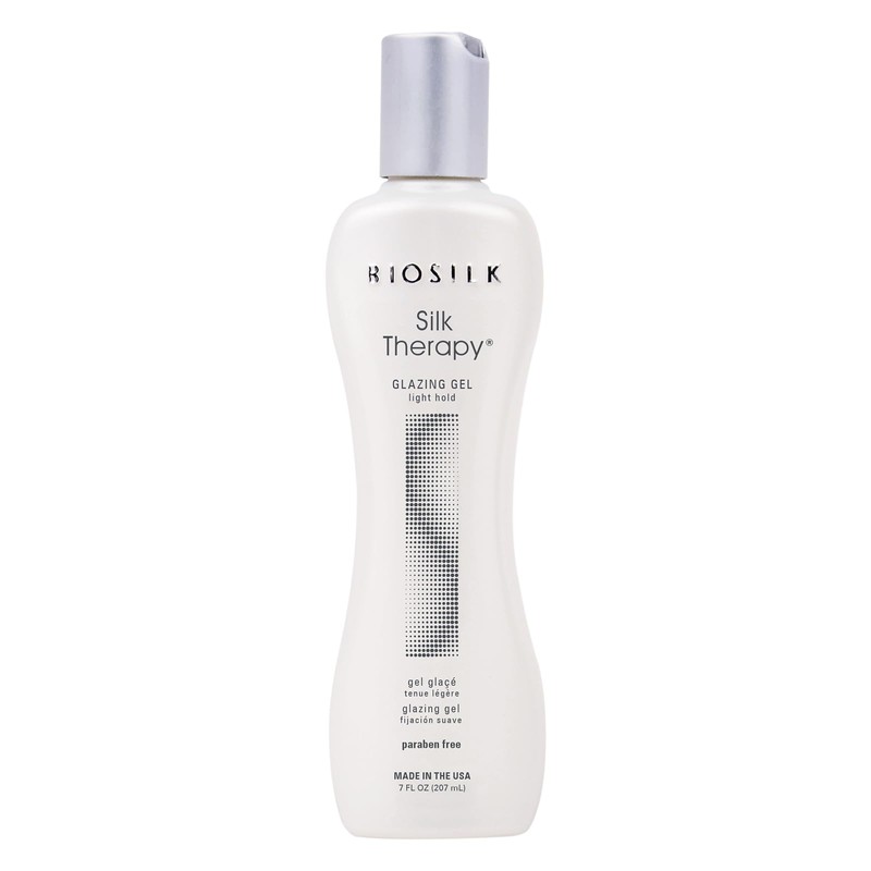 BioSilk Silk Therapy Glazing Gel, Light-Hold Styling Gel For Shine