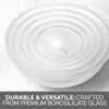 COOK WITH COLOR 12 Pc Glass Mixing Bowl Set with