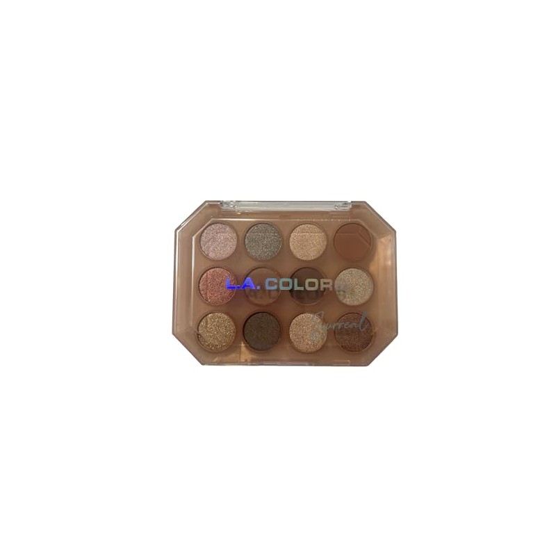 L.A. COLORS 12 Color Eyeshadow Palette, Surreal C69012
