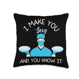 Plastic Surgery Plastic Surgeon Throw Pillow