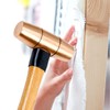 WEDO Copper Sledge Hammer 2lb,Solid Copper Mallet Hammer,Wooden Handle,Length 320mm,Die-Forged,