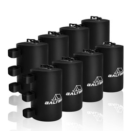 GALTEED Canopy Water Weights Bag,176LBS Tent Weights Set of 8 Canopy Leg Weights for Pop Up Canopy,Canopies,Tent,Gazebo,Black,10L/PC