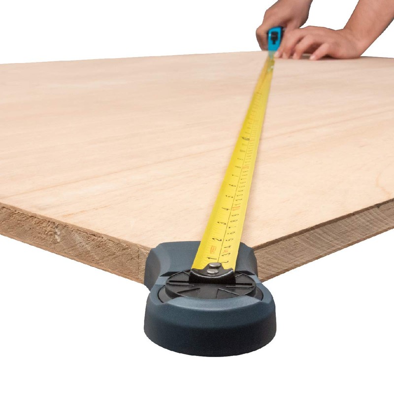 POWERTEC Tape Measure Square Check Tool – Magnetic 360° Corner