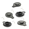 LST 5 x condensation chimney cap anthracite heater for Alde