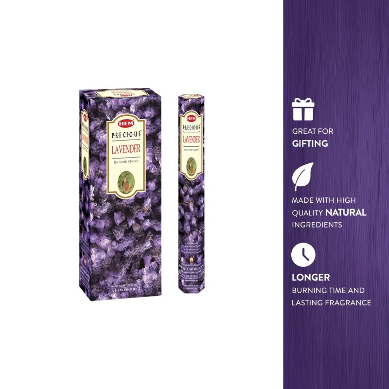 Hem Lavender Incense Sticks Pack Of 120 | Natural Relaxing